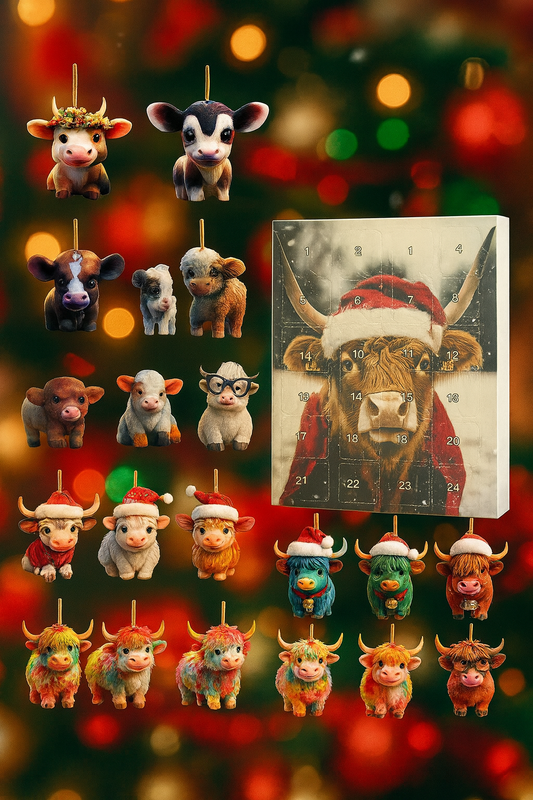 Highland Cow Advent Calendar – nosettrends Christmas Collection
