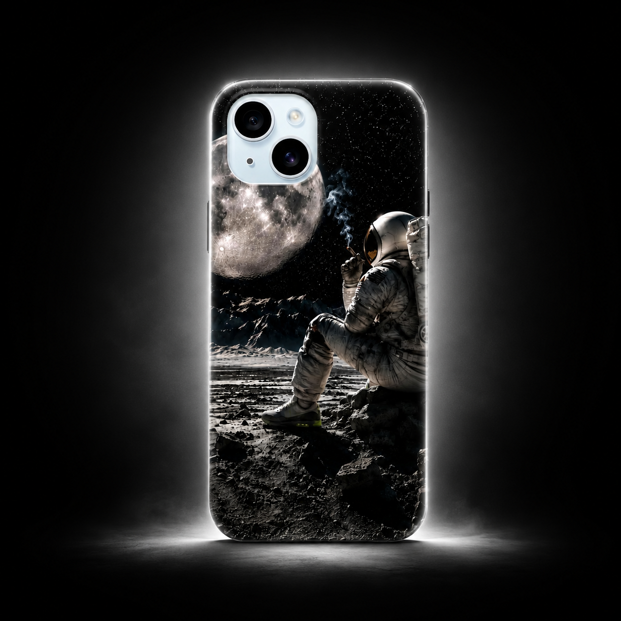 IPHONE 17/16/15/14/13/12 all models "spaceman" Luxe armour case