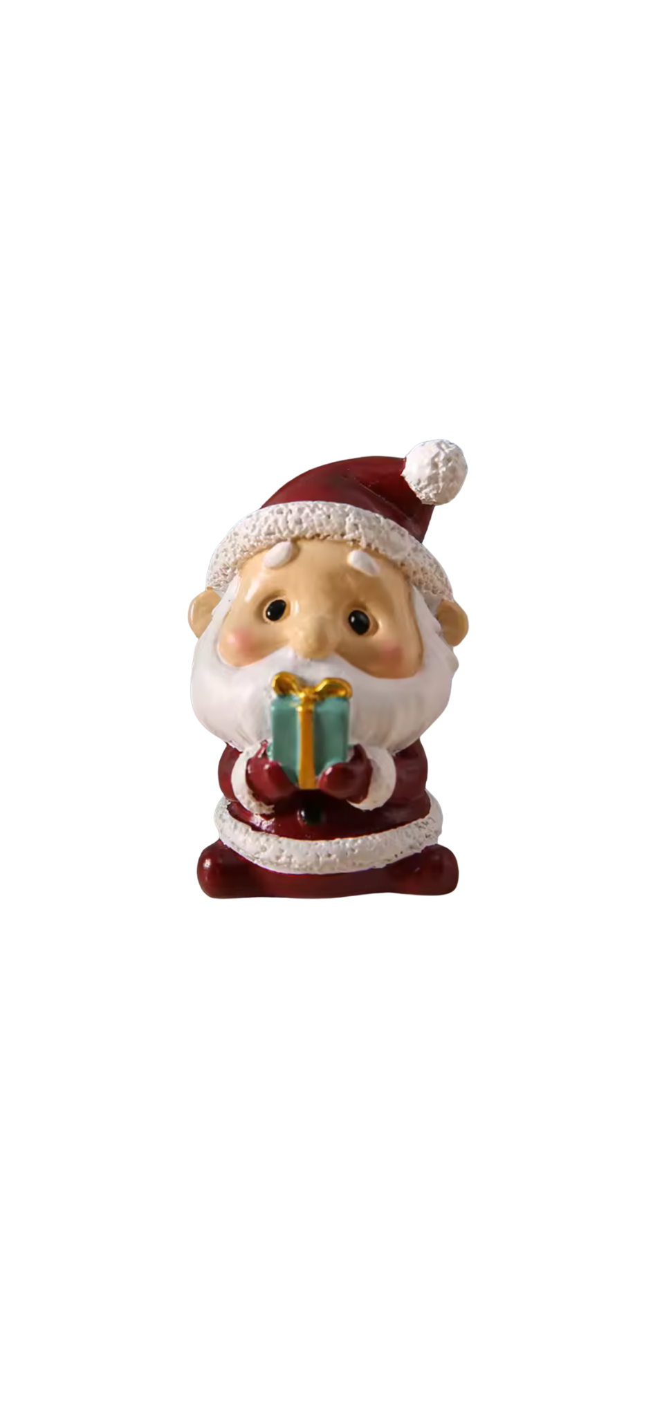Mini Santa gift figure