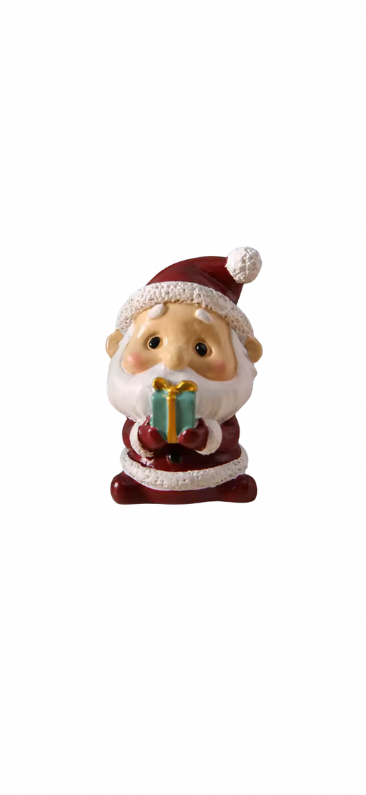Mini Santa gift figure