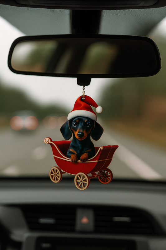 Dachshund Sleigh Ornament – nosettrends Christmas Collection